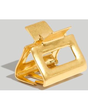MW Cutout Medium Claw Hair Clip - Metallic