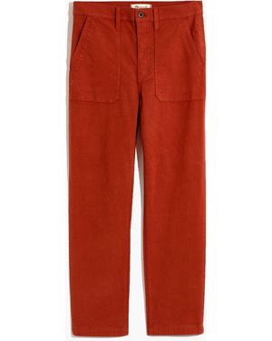 MW Stovepipe Fatigue Pants: Tencel&Trade; Lyocell Edition - White