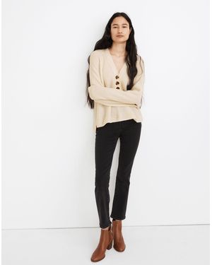 MW Ribbed Lyle Henley Jumper - Natural