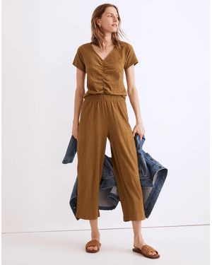 MW Knit Lightspun Pull-On Trousers - Brown