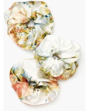 MW Riverside Tool &Amp; Dye Tie-Dye Silk Oversized Scrunchie - Metallic