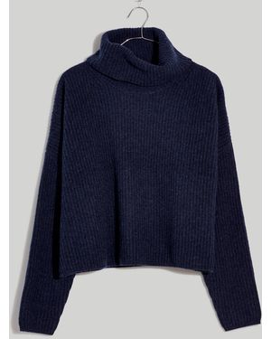 MW (Re)Sourced Cashmere Turtleneck Jumper - Blue