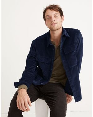 MW Corduroy Easy Long-Sleeve Shirt - Blue