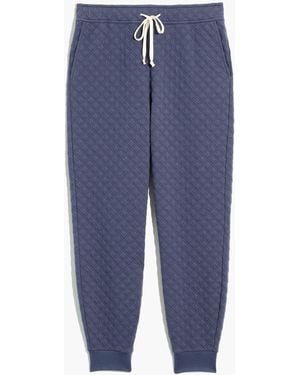 MW (Re)Sourced Quilted Jogger Joggers - Blue