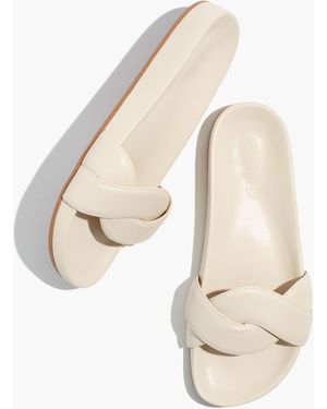 MW The Vegan Irina Slide Sandal - White
