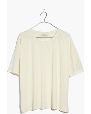 MW Raw-Edged Hangout Tee - Natural