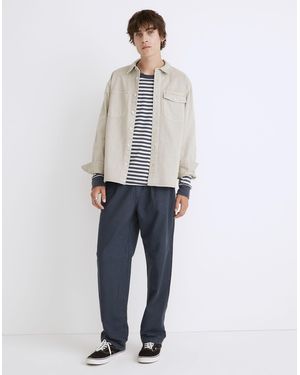 MW Pleated Chino Trousers - White