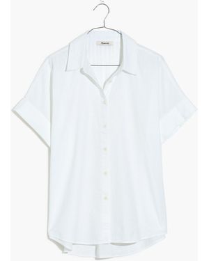 MW Plus Courier Pintuck-Back Shirt - Blue