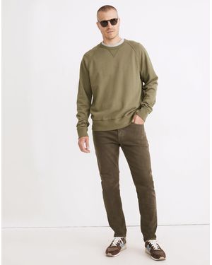 MW Garment-Dyed Slim Jeans - Green