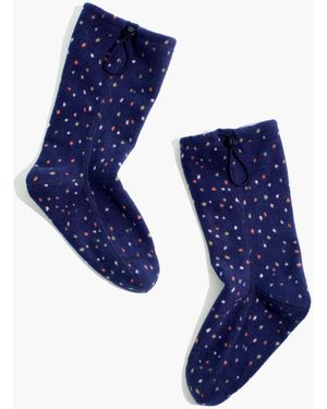 MW Slipper Socks - Blue
