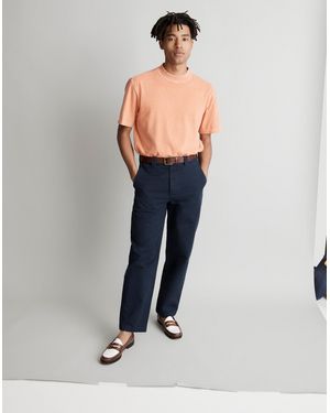 MW Garment-Dyed Mockneck Short-Sleeve Tee - Multicolor
