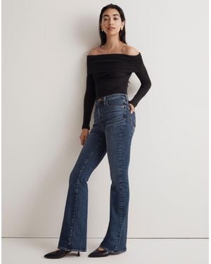 MW Petite Skinny Flare Jeans - Blue