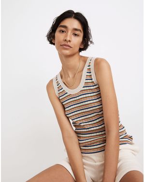 MW Striped Chapman Jumper Tank - White