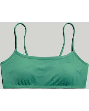 MW Tie-Back Bikini Top - Green