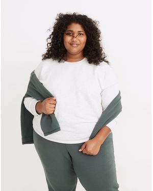 MW Plus L Superbrushed Easygoing Sweatshirt - White