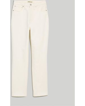 MW The Petite Curvy Perfect Vintage Jean - White