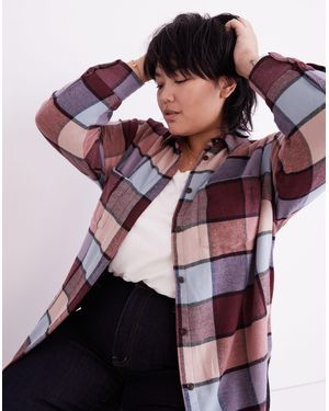 MW Plus Flannel Sunday Shirt - Pink