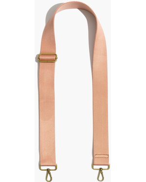 MW The Crossbody Bag Strap: Webbing Edition - White