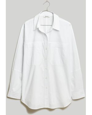 MW The Signature Poplin Dolman Shirt - Natural