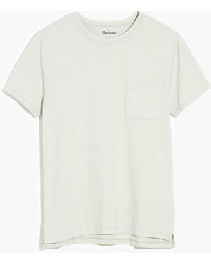 MW Cotton-Hemp Pocket Tee - White