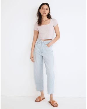 MW Westville Crop Tee - White