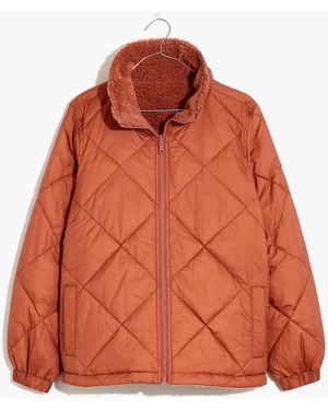 MW Reversible Sherpa Puffer Jacket - Multicolour