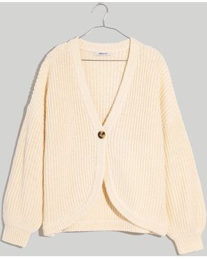 MW Shirttail Cardigan Jumper - Natural