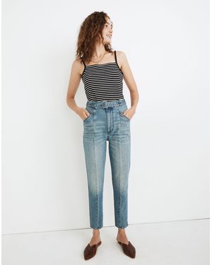 MW High-Rise Tapered Jeans - Blue