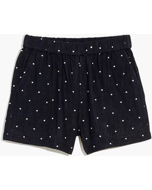 MW Jacquard Easy Pull-On Shorts - Black