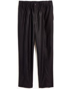 MW Plus Tapered Huston Pull-On Crop Trousers - Black