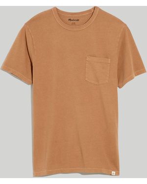 MW Garment-Dyed Allday Crewneck Pocket Tee - Multicolour