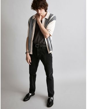 MW Button-Up Jumper Polo - Multicolour