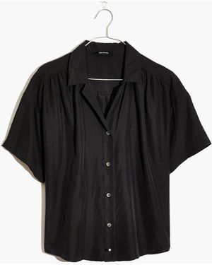 MW Silk Camp Shirt - Black