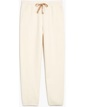 MW Plus L Betterfleece Retro Joggers - White