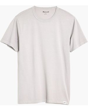 MW Garment-Dyed Allday Crewneck Tee - White
