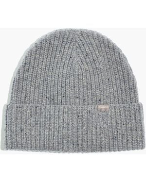 MW Chunky Merino Wool Cuffed Beanie - Grey