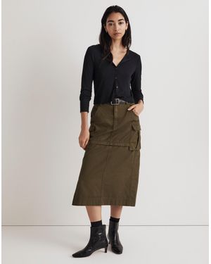 MW Cargo Convertible Midi Skirt - Multicolor