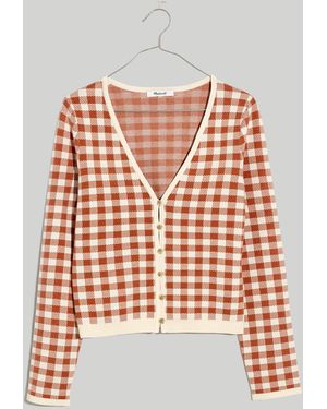 MW Carmon Crop Cardigan Jumper - Pink