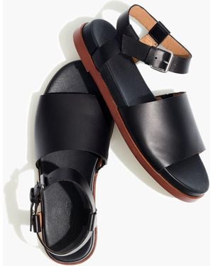MW The Noelle Ankle-Strap Flat - Blue