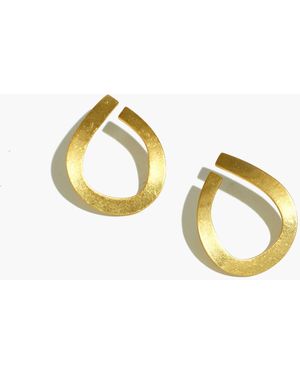 MW Cosmic Statement Hoop Earrings - Metallic