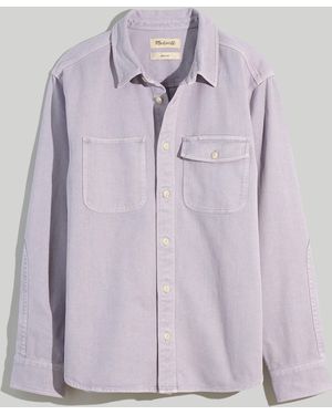 MW Garment-Dyed Work Shirt - White
