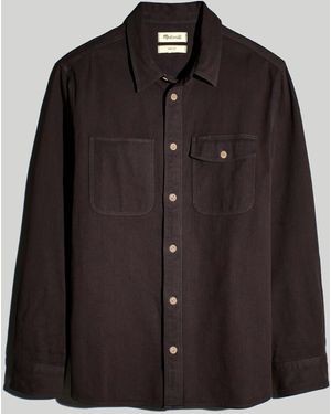 MW Garment-Dyed Work Shirt - Black