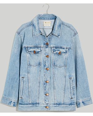 MW The Oversized Trucker Jean Jacket - Blue