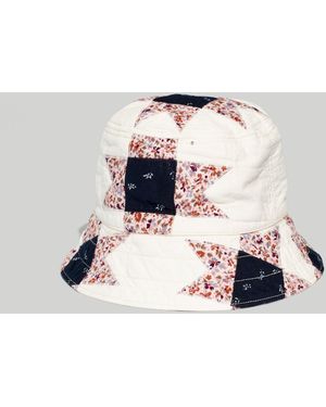 MW Quilted Patchwork Bucket Hat - Multicolour