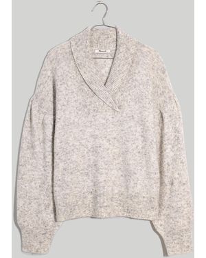 MW Vinson Shawl-Collar Pullover Jumper - Natural