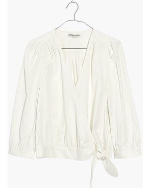 MW Wrap Top - White