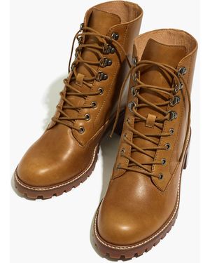 MW The Julien Lace-Up Lugsole Boot - Brown
