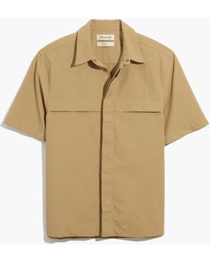 MW (Re)Sourced Everywear Boxy Short-Sleeve Shirt - White