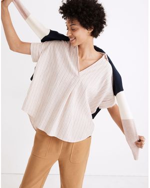 MW Courier Button-Back Shirt - White