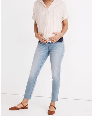 MW Maternity Side-Panel Perfect Vintage Jeans - Blue